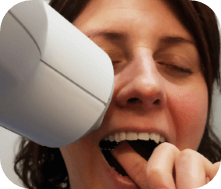 Bisecting technique film positioning